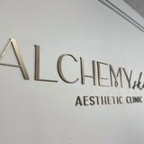 Metallic Bronze Acrylic Logo Signage 