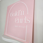 Baby Blush Business Sign