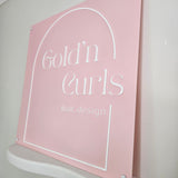 Baby Blush Business Sign