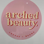 Round Acrylic Signage with 3D Letters