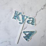 Frozen Theme with Name & Age | Cake Topper & Fropper