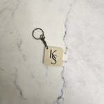 Square Logo keyring (Nude Acrylic)