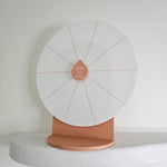 Spin The Wheel in (White & Coral Peach)