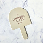 Nude Acrylic Arch Handheld Mirror