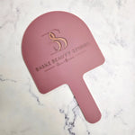 Berry Acrylic Arch Handheld Mirror