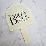 Cream Acrylic Arch Handheld Mirror