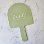 Eucalyptus Acrylic Arch Handheld Mirror