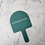 Emerald Acrylic Arch Handheld Mirror