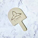 Nude Acrylic Arch Handheld Mirror