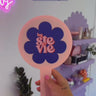 Round Handheld Mirror (baby blush)