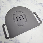 Salon Hand Mirror in Grey Acrylic